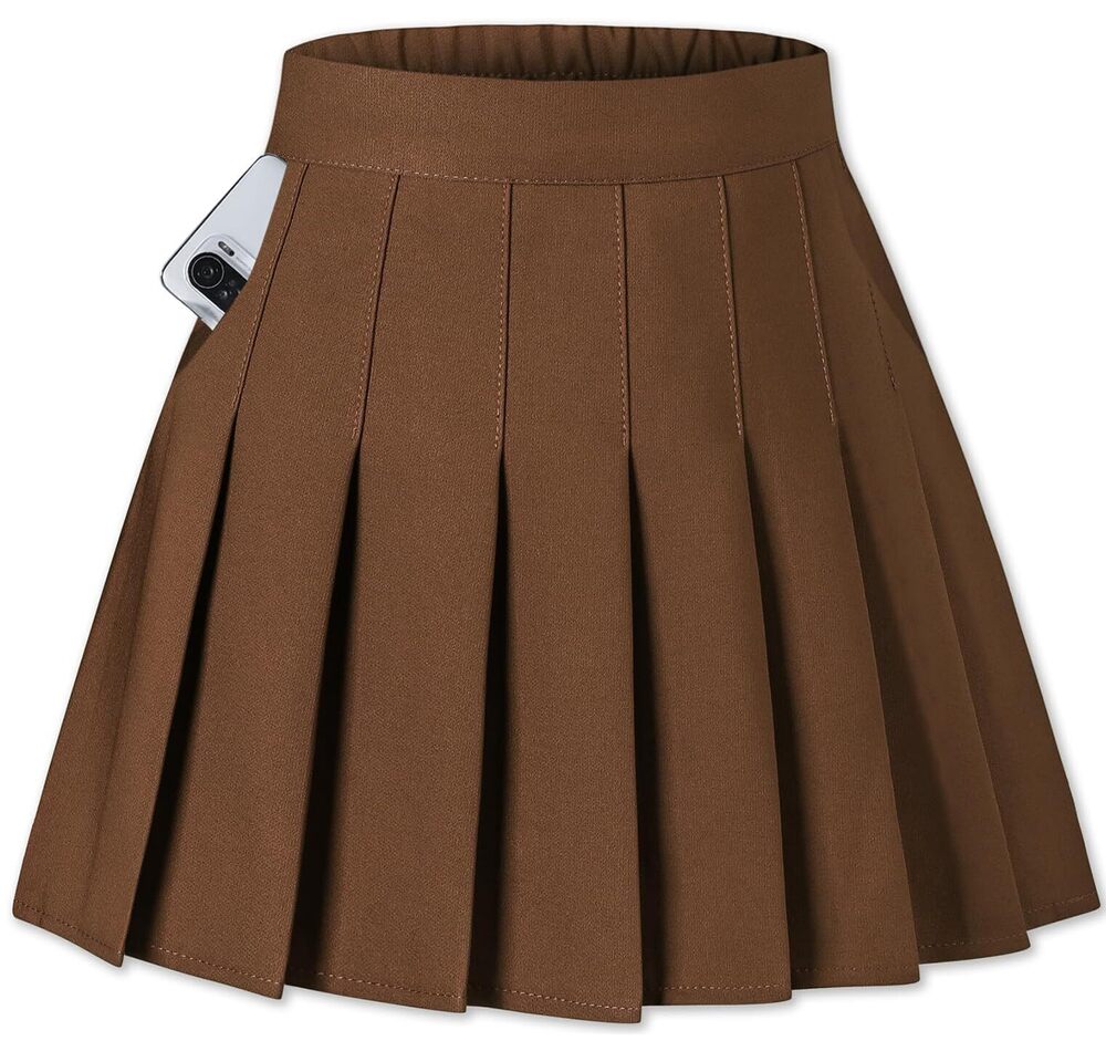 2236 Girls Pleated Short Mini Skirt School Uniform Cosplay Costume Skirt